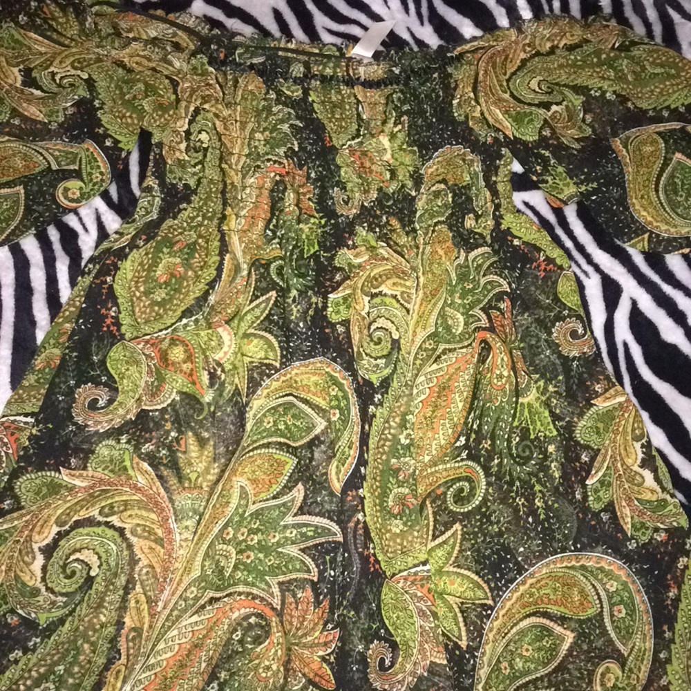 Long paisley top